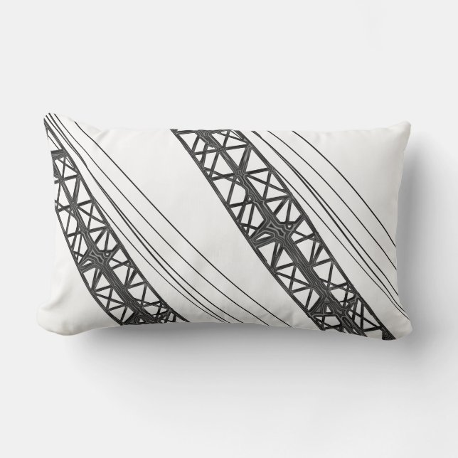 CRANE OPERATOR BOOM TIP ART NORTHWEST CRAWLER LUMBAR CUSHION (Front)