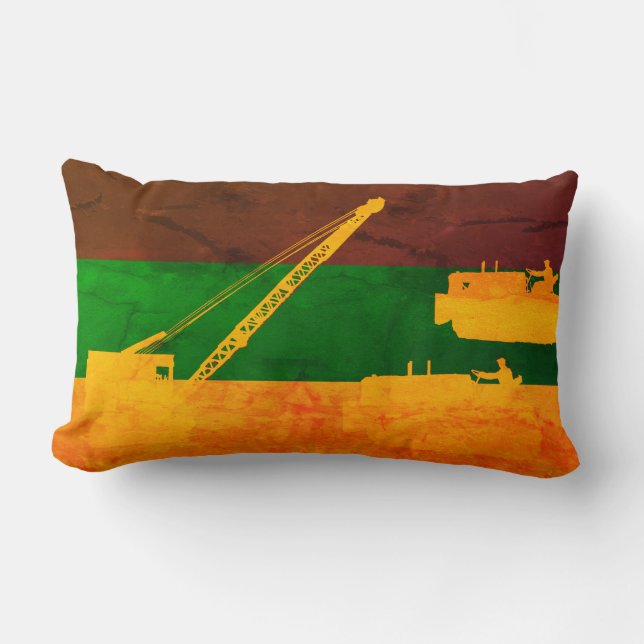 CRANE OPERATOR BULLDOZER OPERATING ENGINEER LUMBAR CUSHION (Front)