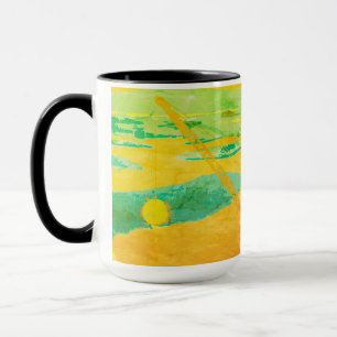 CRANE OPERATOR GOLF GOLFING FANTASY ART OPERATOR MUG