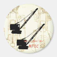 Crane operator = MFIC VINTAGE CRAWLER CRANE black