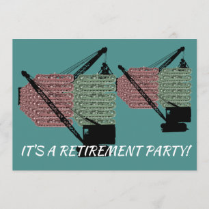 CRANE OPERATOR OPERATING ENGINEER RETIREMENT INVITATION