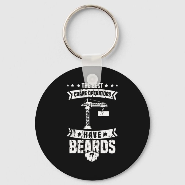 Crane Operator Rigger Driver Key Ring (Front)