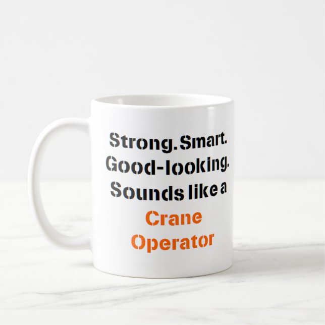 crane operator sound Mug (Left)