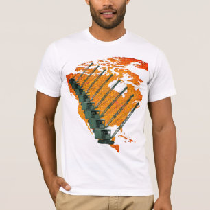 CRANE OPERATOR US MAP JIGSAW PUZZLE OPERATOR T-Shirt