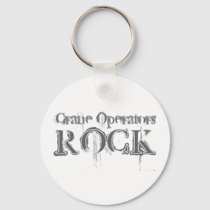Crane Operators Rock Key Ring