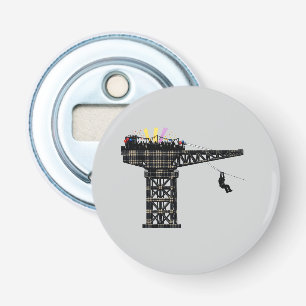 Crane Party Finnieston Crane Scottish humour gift Bottle Opener