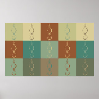 Crane Pop Art Poster