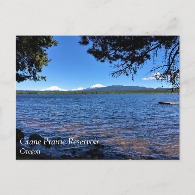 Crane Prairie Reservoir, OR Postcard (Front)