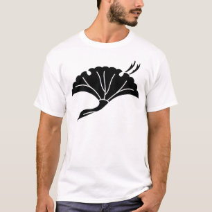 Crane-shaped ginkgo leaf T-Shirt