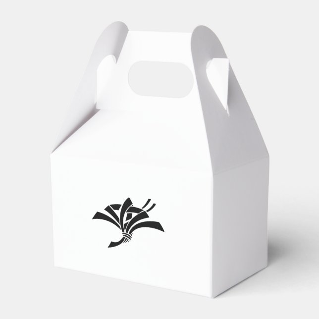 Crane-shaped noshi favour box (Back Side)