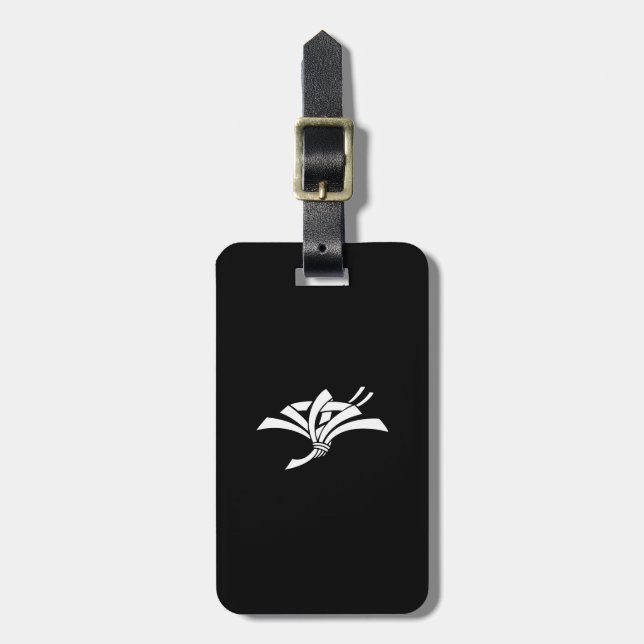 Crane-shaped noshi luggage tag (Front Vertical)