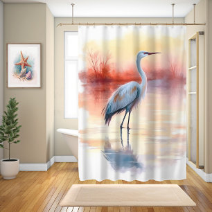 Crane Shower Curtain