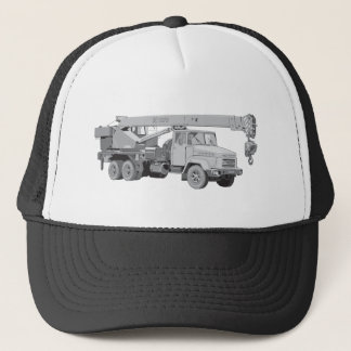 Crane Truck Trucker Hat