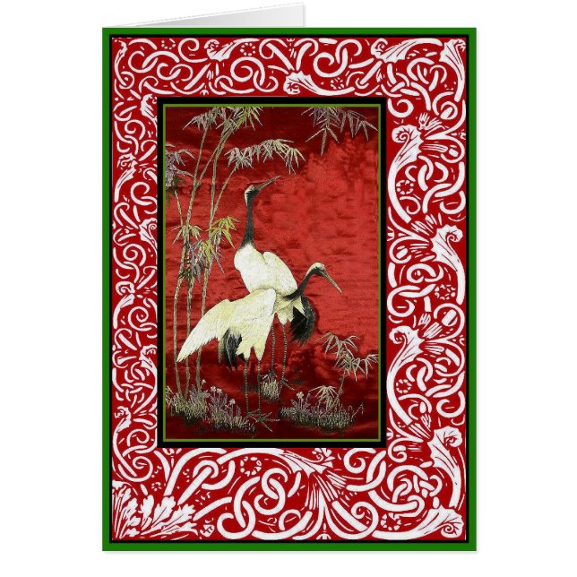 Cranes in Bamboo (Front)