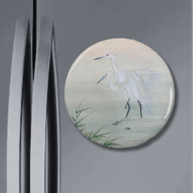 Cranes in Chinese River  Magnet (Creator Uploaded)