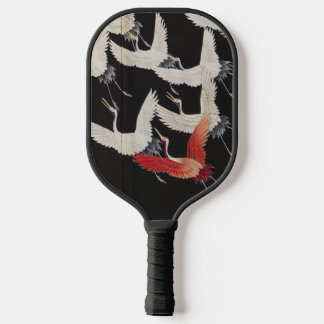 Cranes in Flight with custom name Pickleball Paddle
