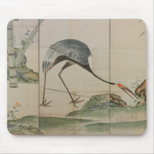 Cranes, Pines, and Bamboo Mouse Mat