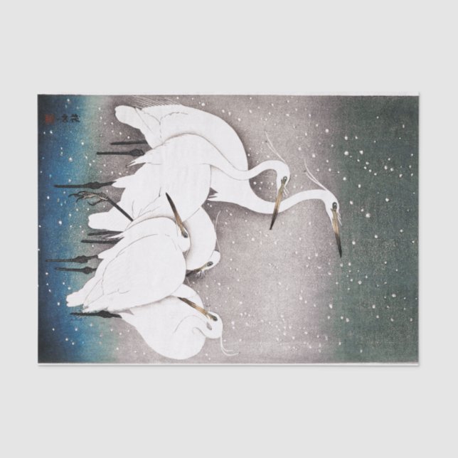 CRANES Tissue Paper (Front)