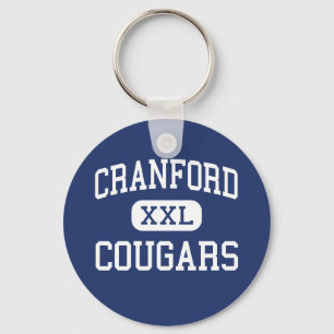 Cranford - Cougars - High - Cranford New Jersey Key Ring