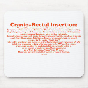 Cranio-Rectal Insertion Mousepad