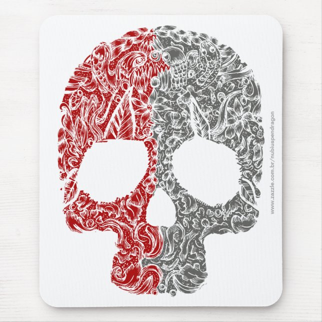 Crânio Stille Mouse Mat (Front)