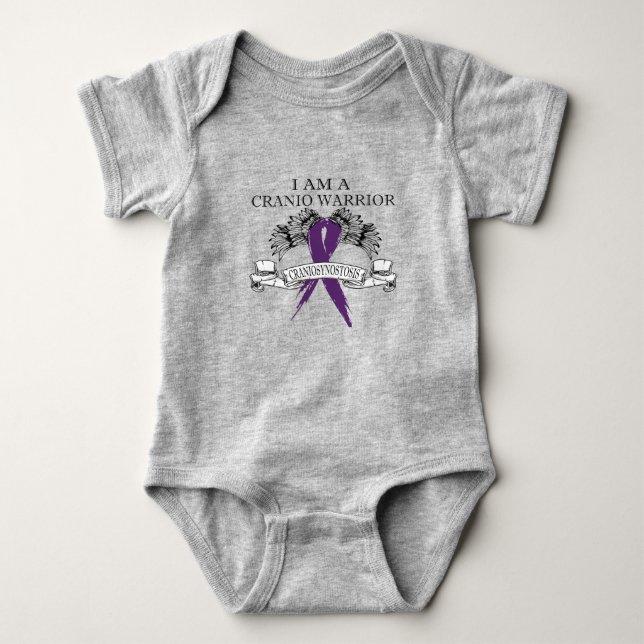 Cranio Warrior Baby Bodysuit (Front)