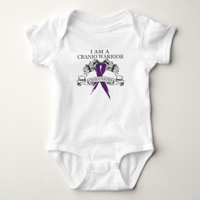 Cranio Warrior Baby Bodysuit (Front)