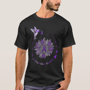 Craniosynostosis Awareness Sunflower Hummingbird R T-Shirt
