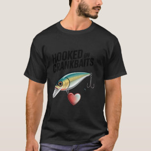 Crankbait Cranky Fisherman Men's Fathers Day Fishi T-Shirt