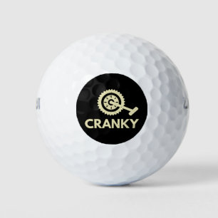 Cranky / Bicycle/ Cyclist Golf Balls
