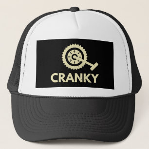 Cranky / Bicycle/ Cyclist Trucker Hat