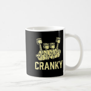 Cranky Car Engine Crankshaft Fathers Day Dad Men H Coffee Mug