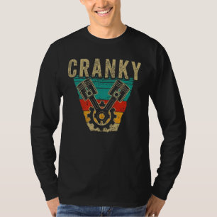 Cranky Car Engine Crankshaft T-Shirt