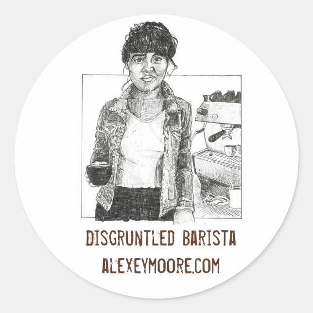 Cranky Courtney Sticker (Front)