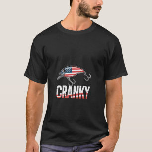 Cranky Fishing No Bites, No Patience, No Problem D T-Shirt