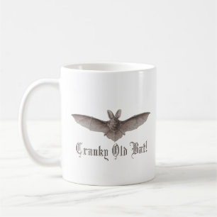 Cranky Old Bat Funny Batty Humour for Cranky Women Coffee Mug