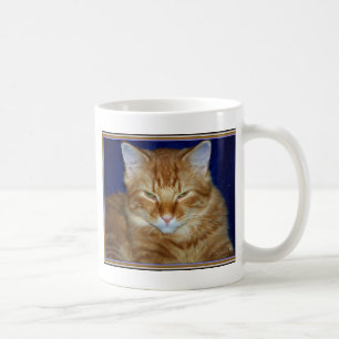 Cranky Orange Maine Coon  Coffee Mug
