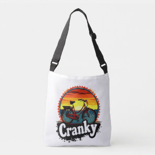 Cranky Sunset Bicycle Tee – Energise Your Ride  Crossbody Bag