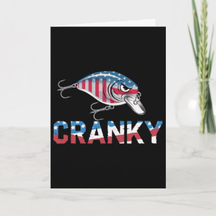 Cranky Usa Crankit Fishing Fathers Day Card