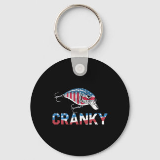 Cranky Usa Crankit Fishing Fathers Day  Key Ring