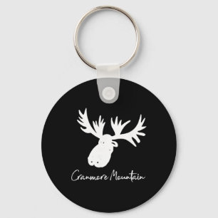 Cranmore Mountain New Hampshire Moose Antlers Ski Key Ring