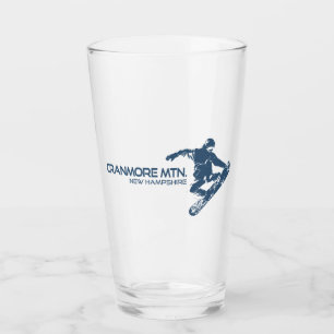 Cranmore Mountain Resort New Hampshire Snowboarder Glass