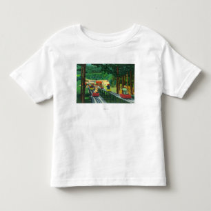 Cranmore Mountain Ski-Mobile in Summertime Toddler T-Shirt