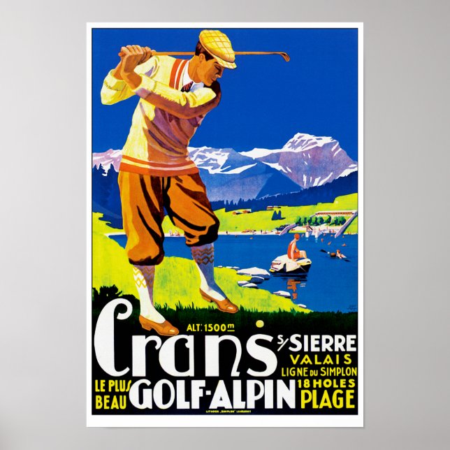 Crans Golf Alpin Poster (Front)