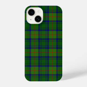Cranstoun tartan green blue plaid iPhone 14 case