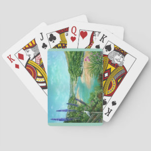 Crantock Bay by the River Gannel Estuary Playing Cards