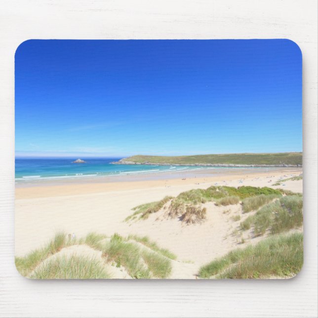 Crantock Bay Mouse Mat (Front)