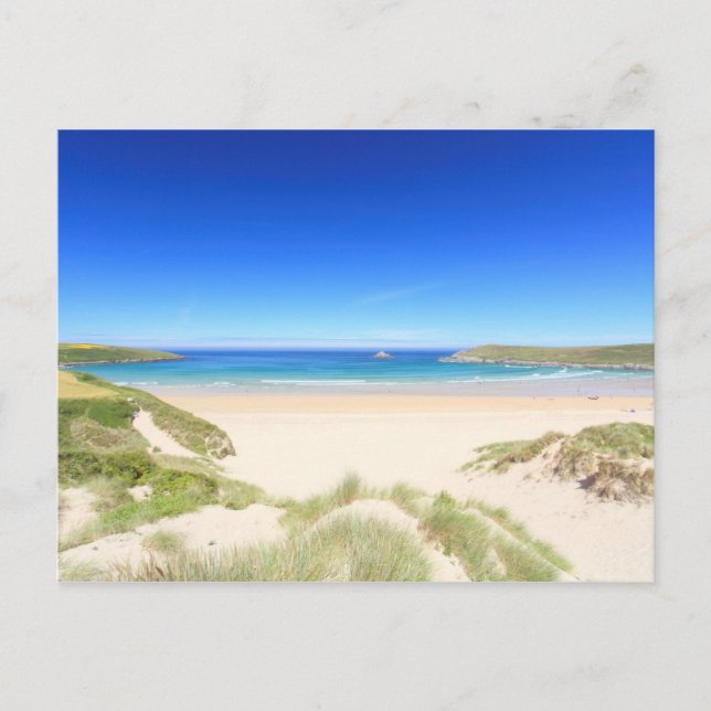 Crantock Bay Postcard (Front)