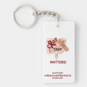 Crap That Matters! Support Hirschsprung's Disease Key Ring
