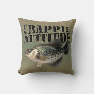 Crappie Attitude Fish Fishing Cushion